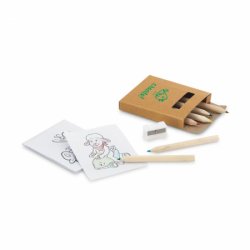 Kit para Colorir com Lápis de Cor