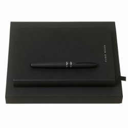 Kit caderno A5 e caneta tinteiro Hugo Boss
