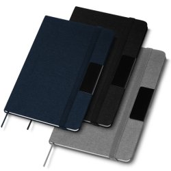 Caderno com pauta