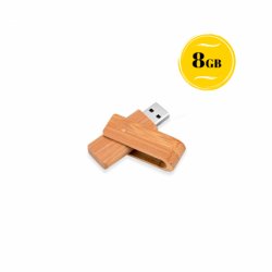 Pen drive ecológico de bambu 8gb