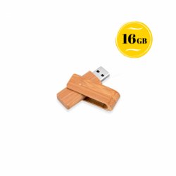 Pen drive ecológico de bambu 16gb