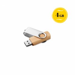 Pen drive ecológico giratório 4gb