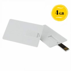 Pen drive cartão white 4gb