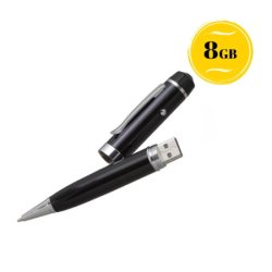 Caneta Pen Drive 8gb com Laser Point