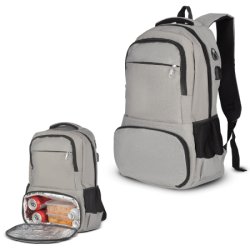 Mochila para notebook com compartimento térmico