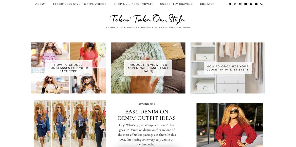 Tokes' take on style website