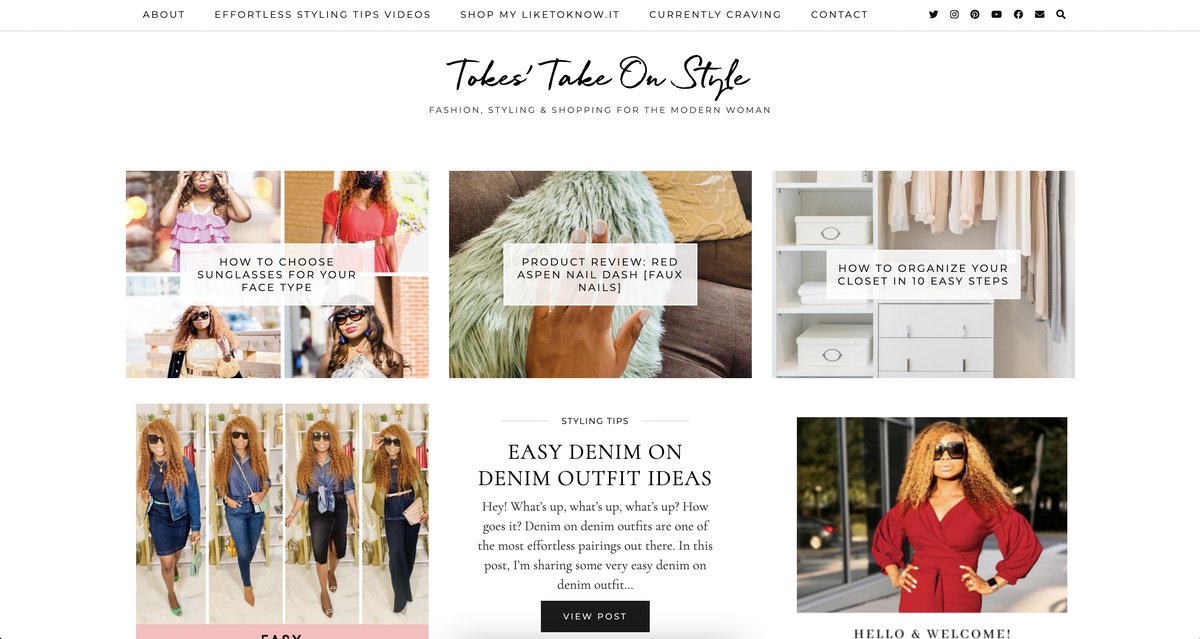 Tokes' take on style website