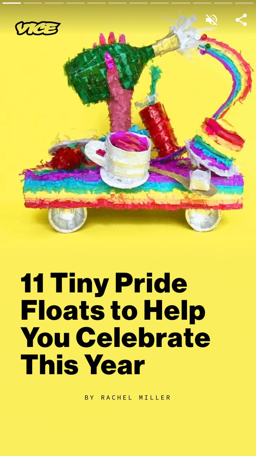 rainbow piñata skateboard and champagne bottle