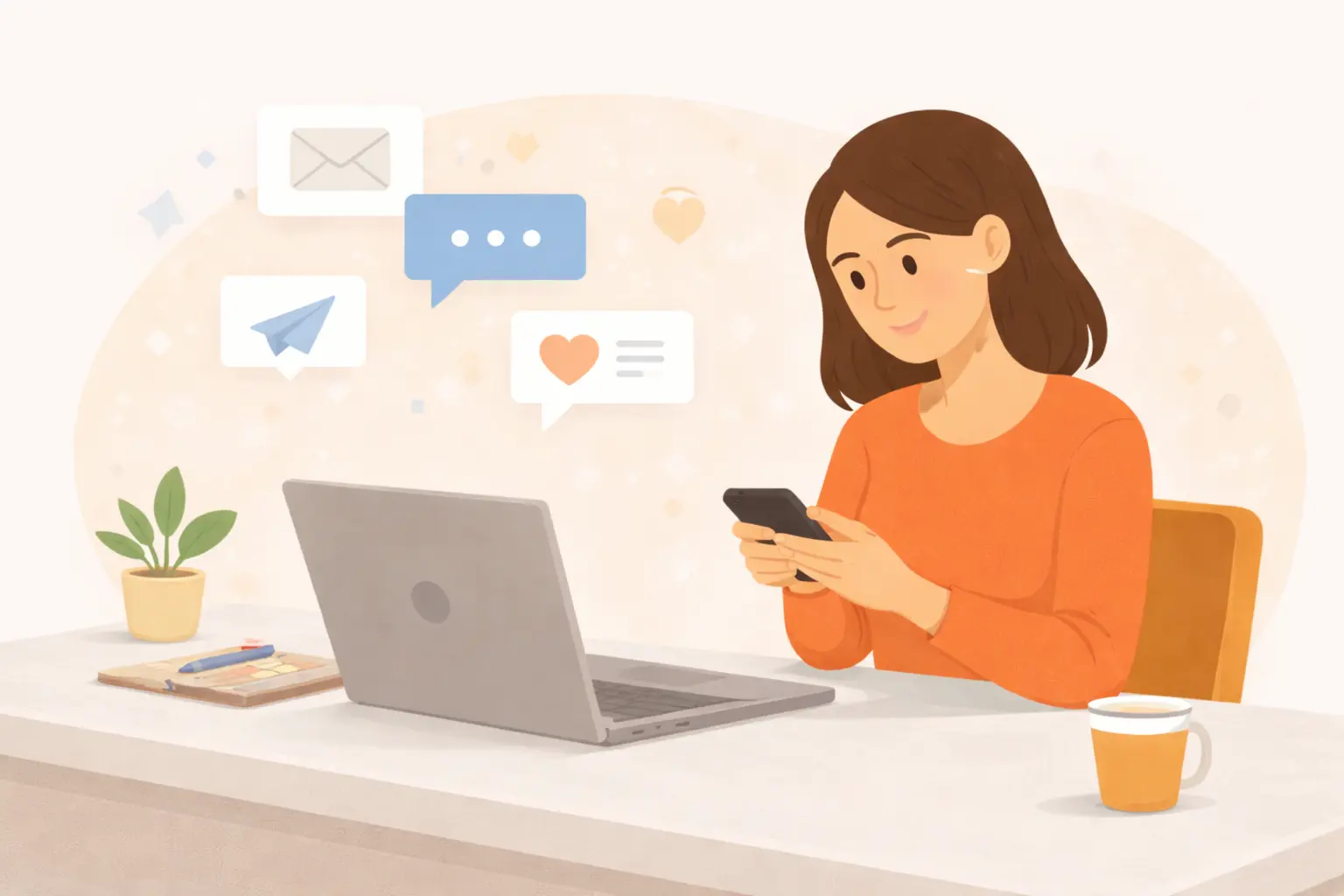 Comunícate con calma y claridad con las marcas