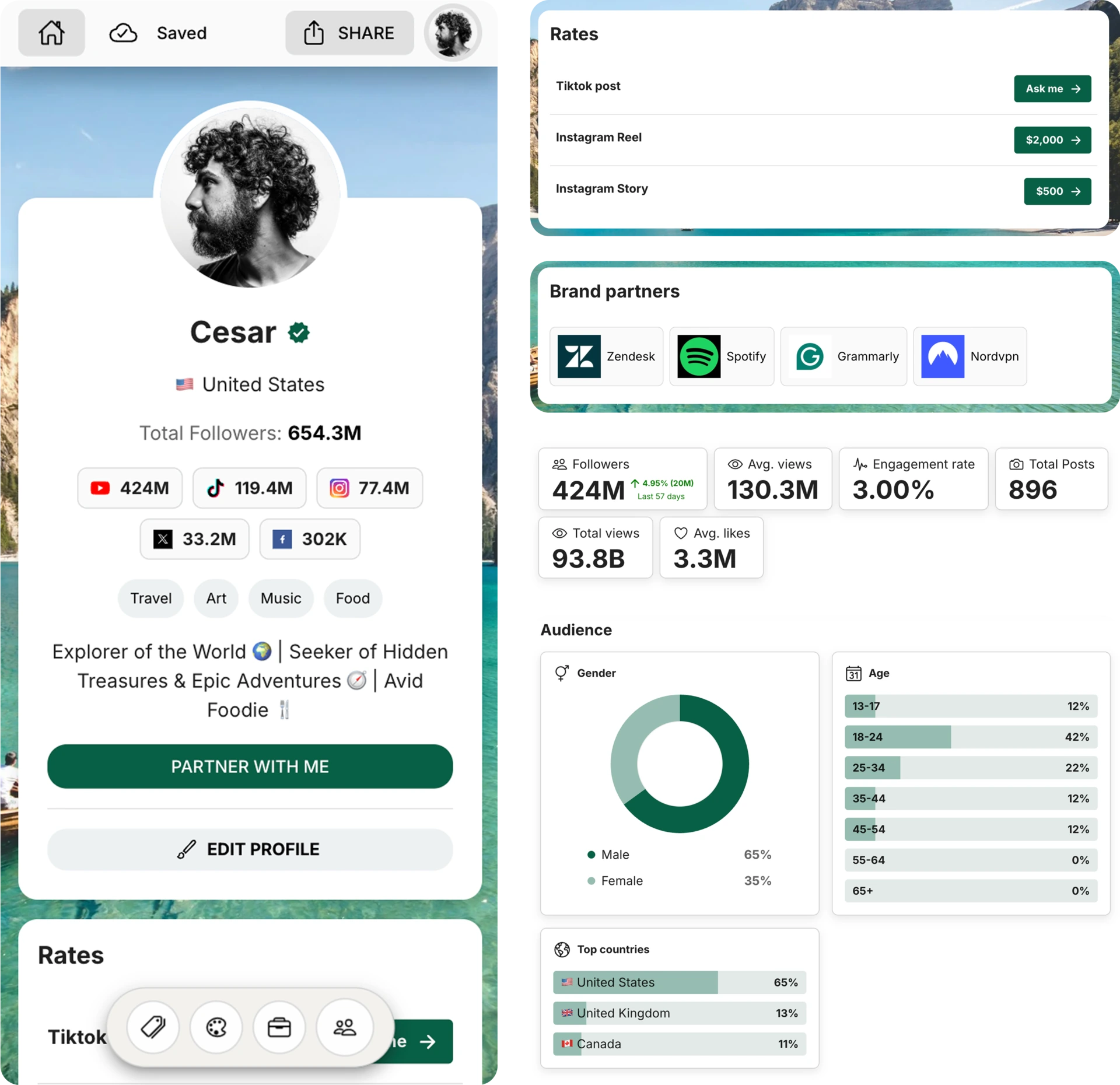 Media kit overview