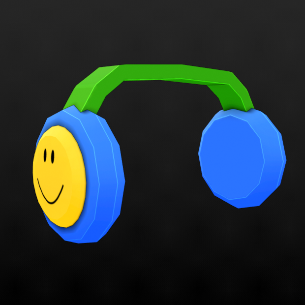 Blue Clockwork Headphones - Roblox