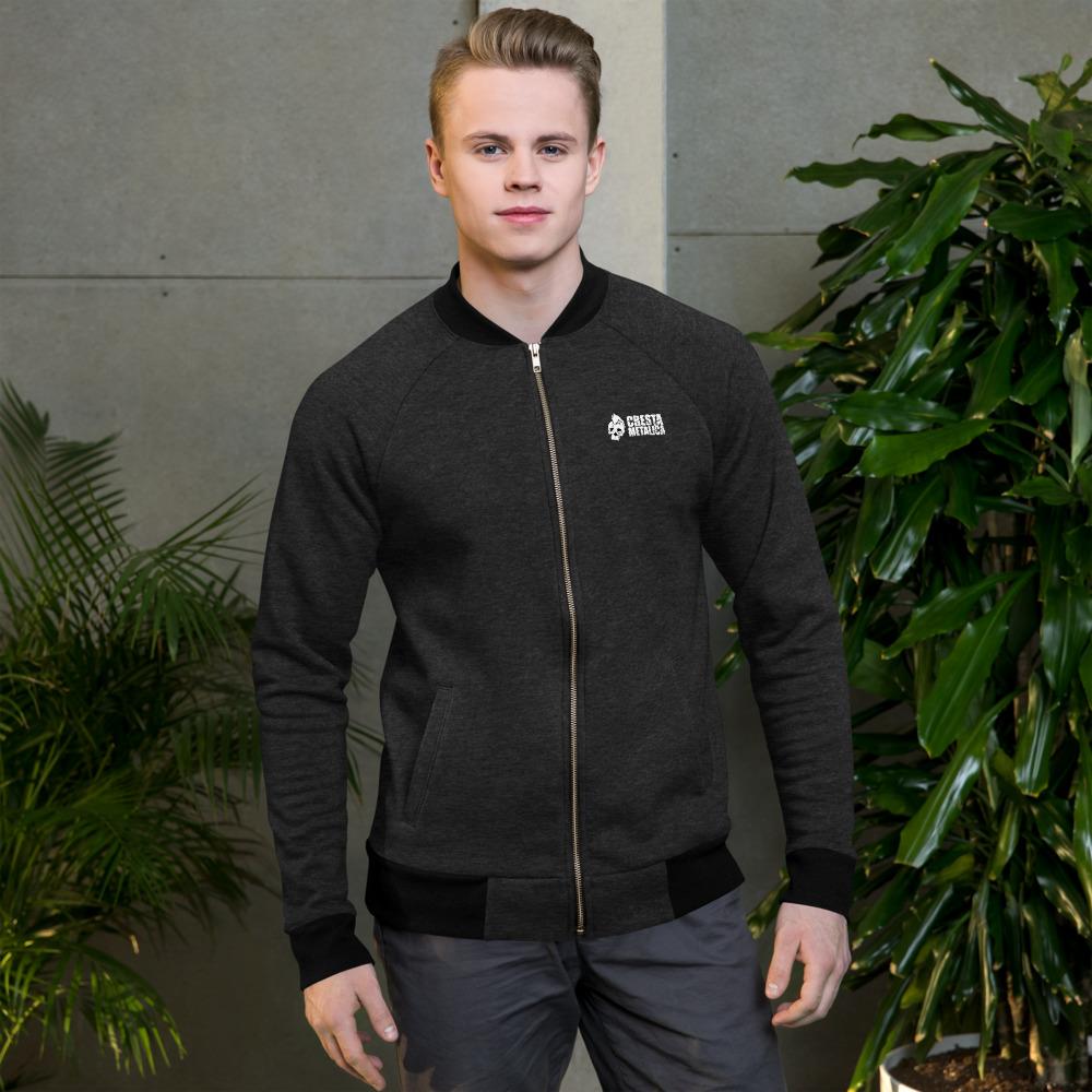 Cresta Metalica Black Bomber Jacket - Cresta Store - Deskarriados