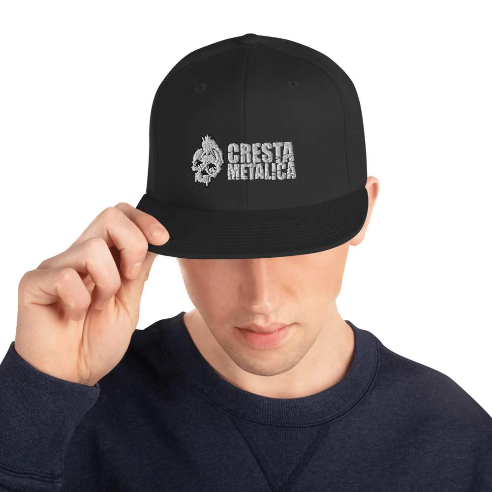 Cresta Metalica Snapback Black Hat - Cresta Store - Deskarriados