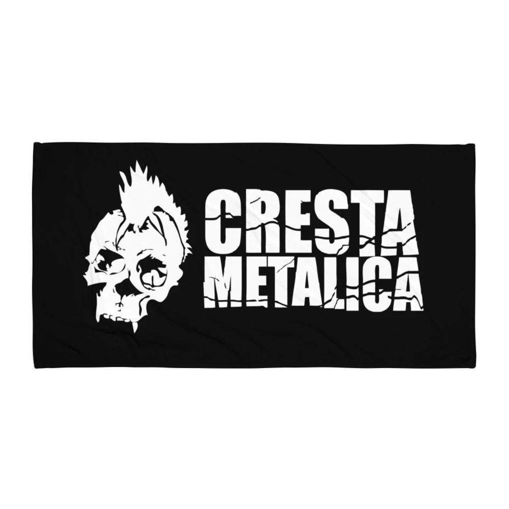 Cresta Metalica Black Towel - Cresta Store - Deskarriados