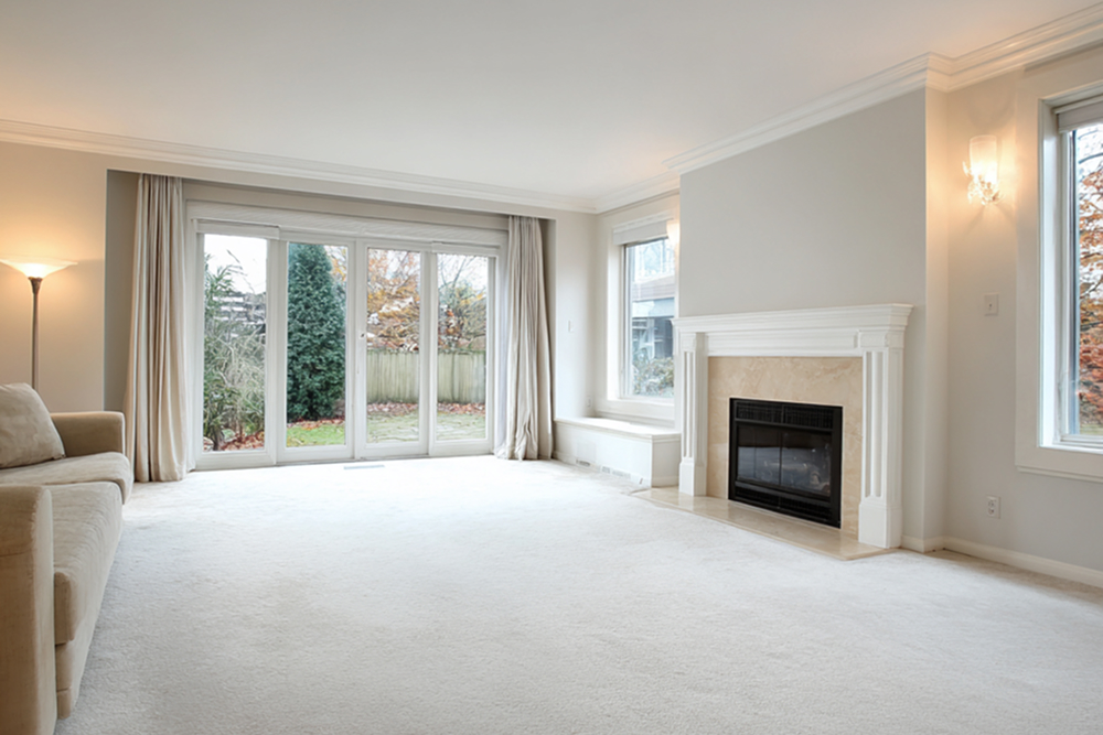 Example: carpeted living room