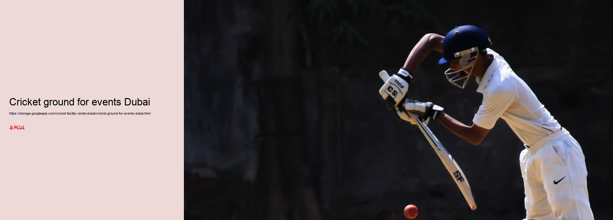 cricket ground for events Dubai