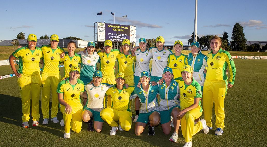 Australia Women’s team surpasses Men’s, win 22 games on trot to create world record 