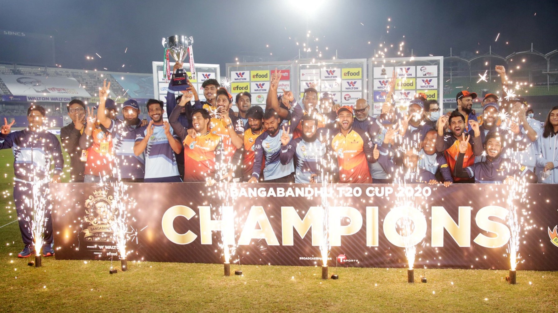 Bangabadhu T20 Cup: Skipper Mahmudullah leads Khulna to title win