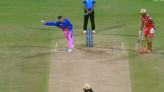 IPL 2021: Riyan Parag warned by umpire for almost underarm-esque action