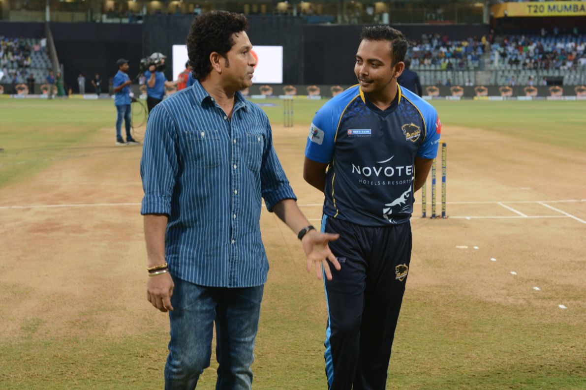 Back in form, Prithvi Shaw calls Tendulkar 'everything' for supporting through thick and thin