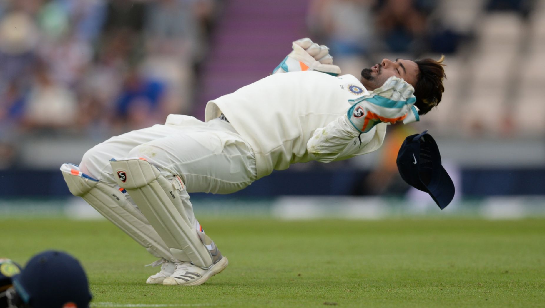 Twitter in awe of Rishabh Pant as he hangs on to stunning catches behind the wicket