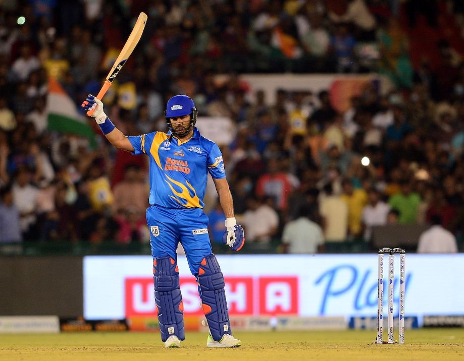 Yuvraj Singh turns the clock back with four sixes in one over