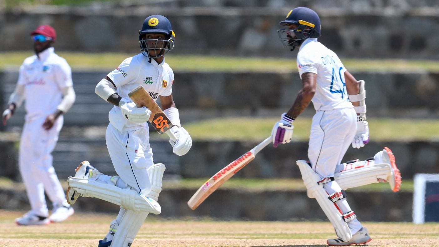 1st Test Day 4: Ton-up Pathum Nissanka, Dickwella stamp Sri Lanka's authority over listless Windies