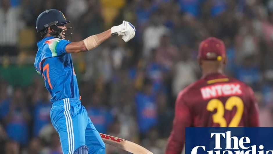 Gill hits record 223 as India chase 406 against West Indies