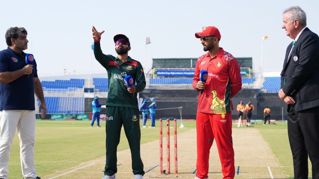 Taylor and Ervine steady Zimbabwe ship after Taskin's early strikes