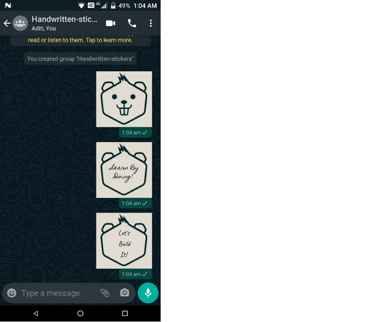 Crio Projects - WhatsApp APK for stickers | Crio.Do | Project-Based