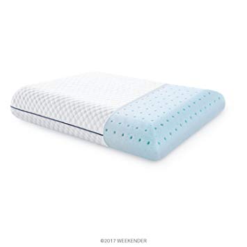 Best Pillow for Combination Sleepers Weekender Ventilated Gel Memory Foam Pillow