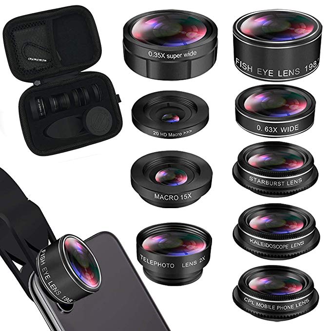 Best Lenses Attachments for iPhone Lemuro Lens Kit Lens Attachement