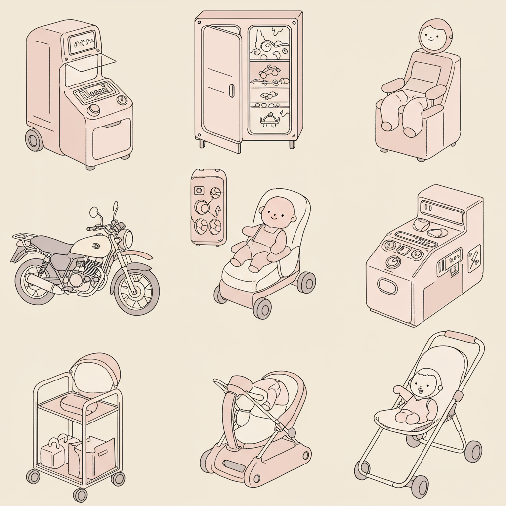 babies to motorcycles