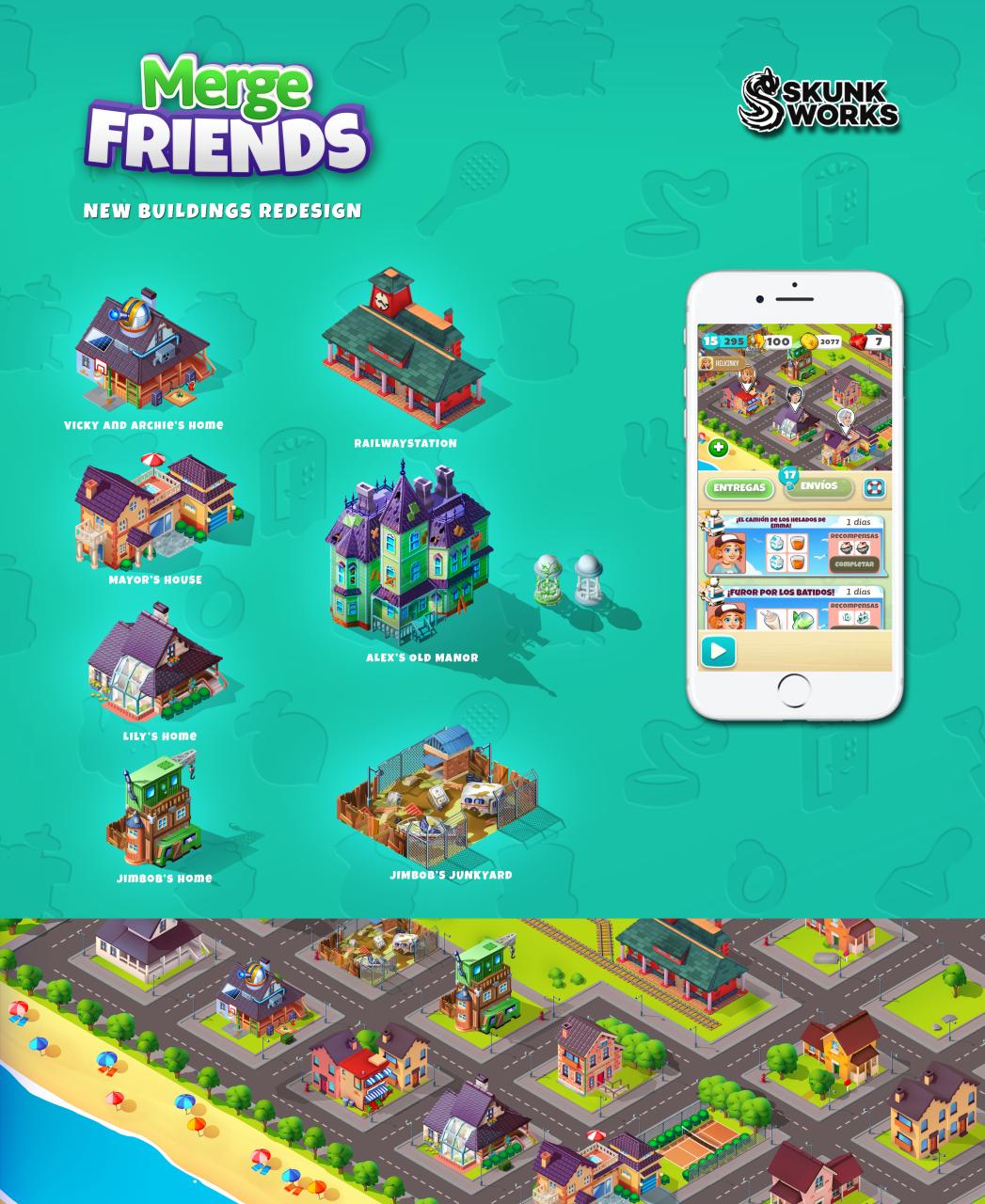 Portfolio example for Skunkworks Games by Pablo, 2D & 3D Game Artist