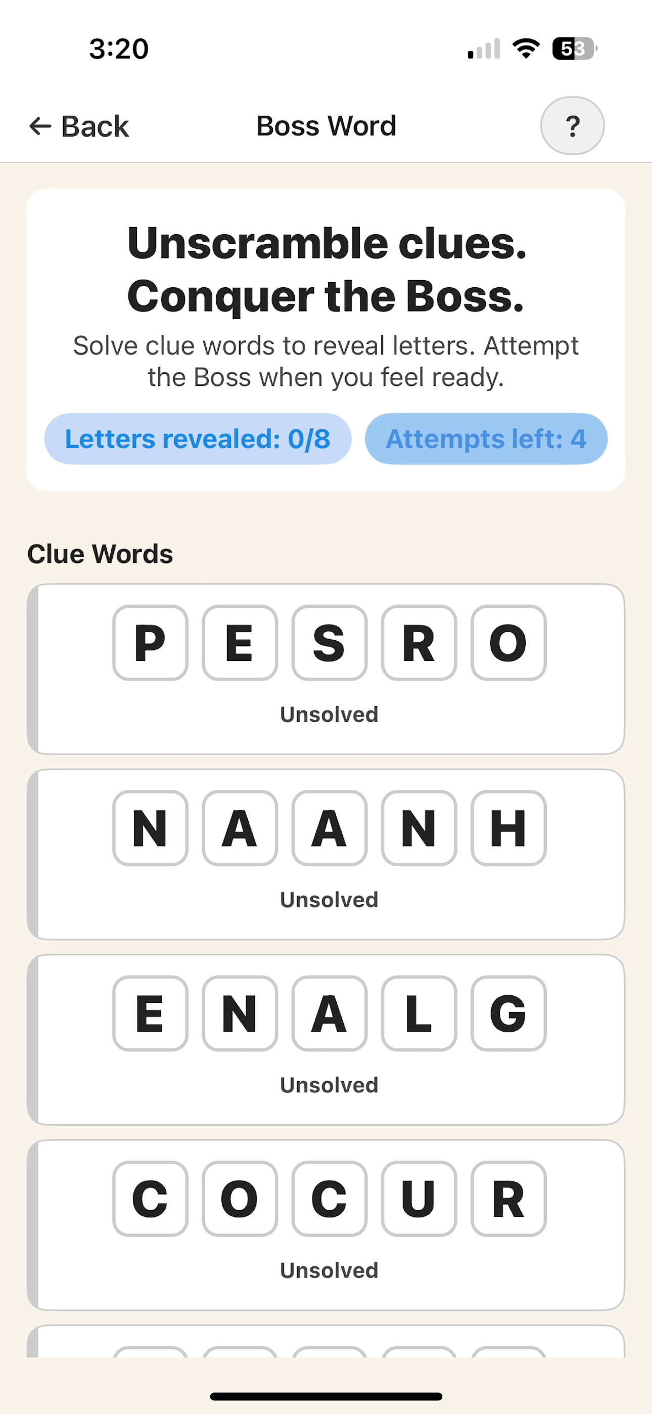 Portfolio example for Boss Word by John, Full Stack Developer