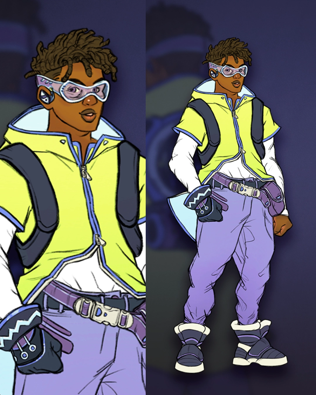 Portfolio example for Sci-fi Videogame - Echo Games by Inês   , Senior Concept Artist and Illustrator