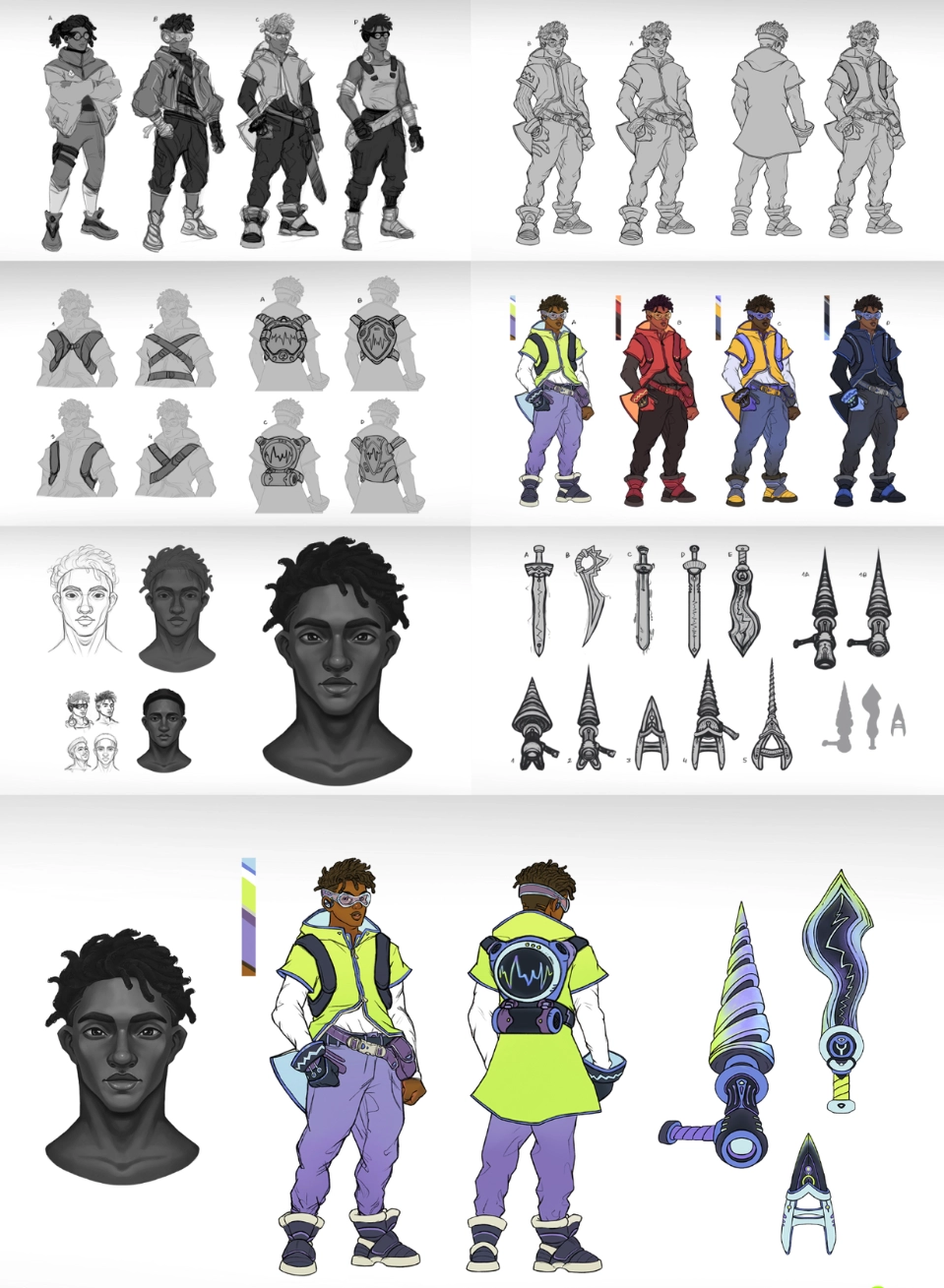 Portfolio example for Sci-fi Videogame - Echo Games by Inês   , Senior Concept Artist and Illustrator