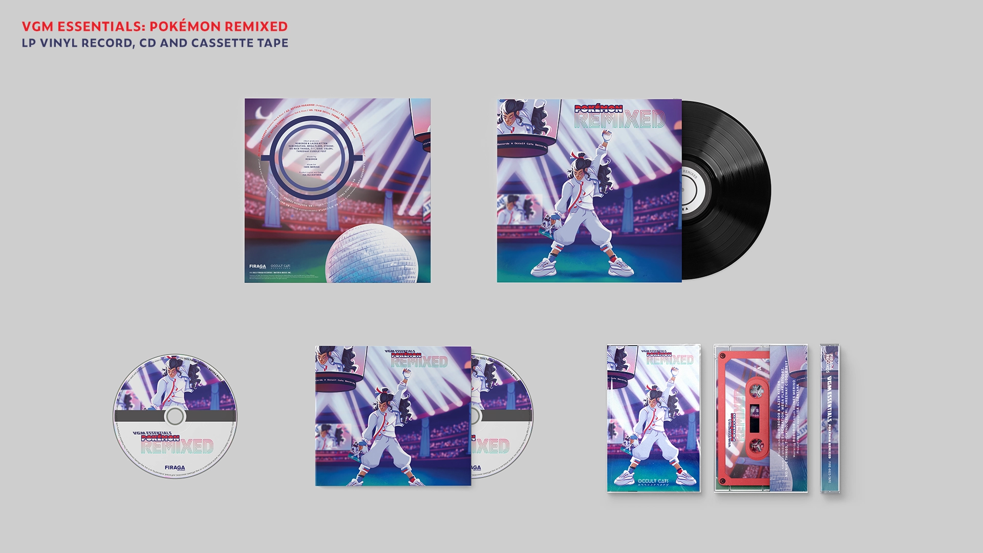 Portfolio example for VGM Essentials: Pokémon Remixed by Inês   , Senior Illustrator