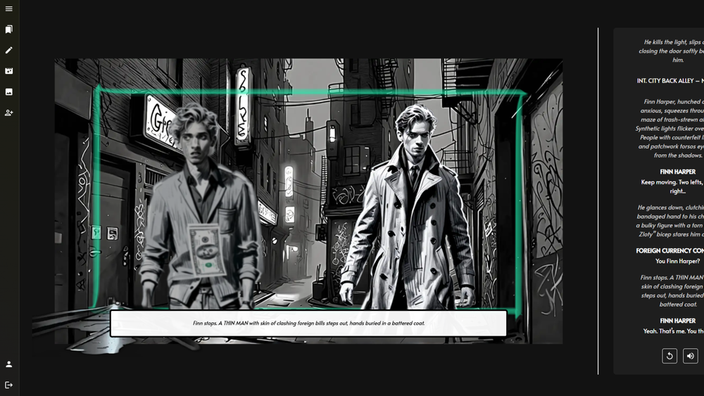 Portfolio example for Charisma.ai by Robert, Lead Game Developer