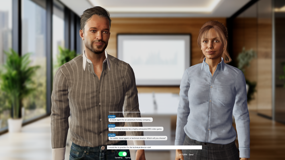 Portfolio example for Charisma.ai by Robert, Lead Game Developer