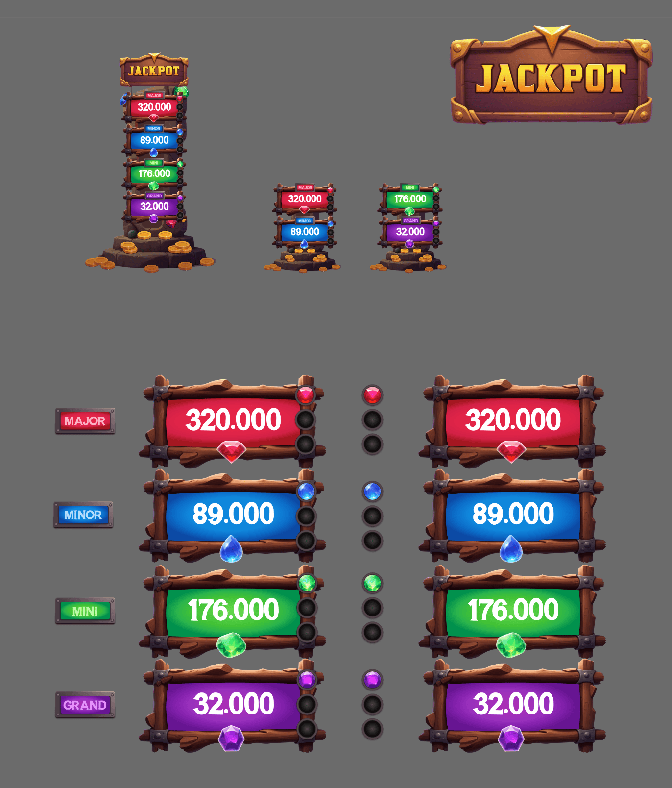 Portfolio example for Senior Designer/ 2D Artist at ExaGaming by Ariadna, Senior Designer/2D Game Artist