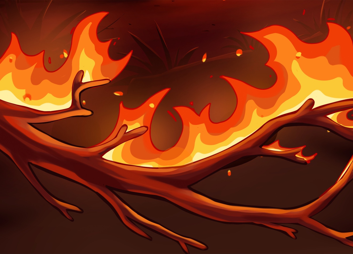 Portfolio example for Pyrofox by Zhaklin , Senior 2D Game Artist