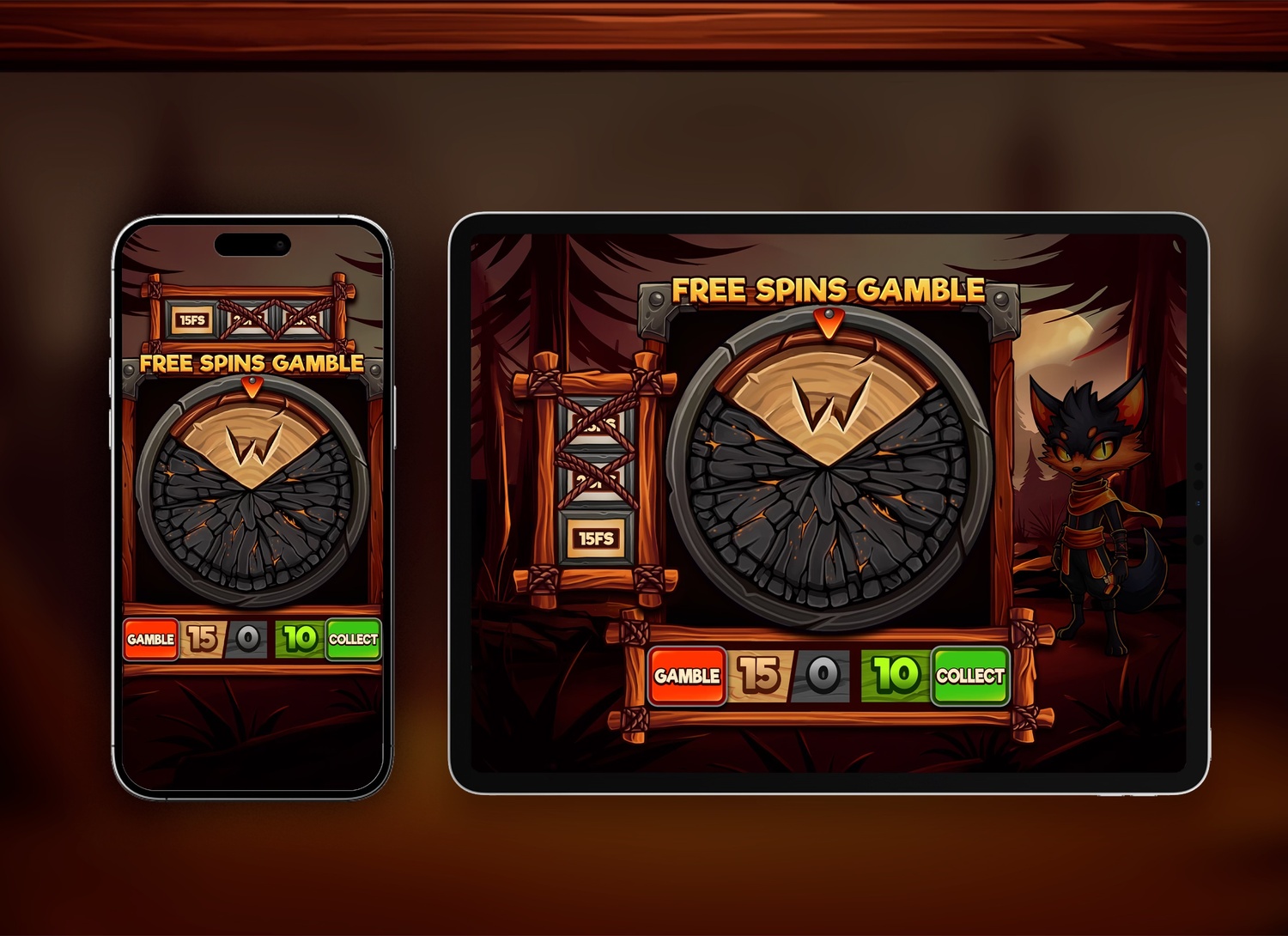 Portfolio example for Pyrofox by Zhaklin , Senior 2D Game Artist