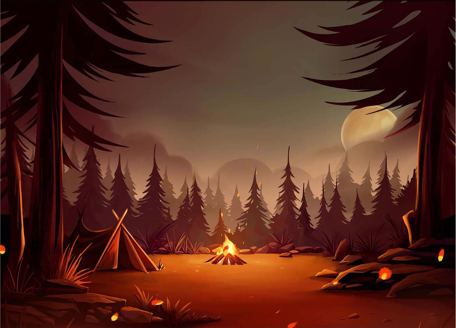 Portfolio example for Pyrofox by Zhaklin , Senior 2D Game Artist