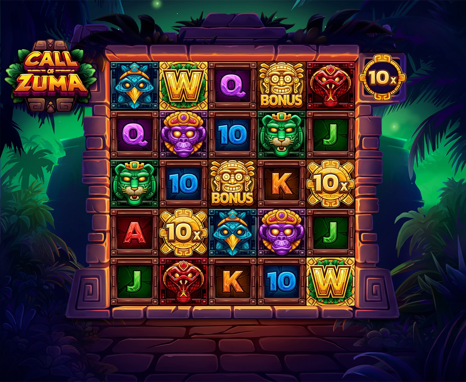 Portfolio example for Call Of Zuma by Zhaklin , Senior 2D Game Artist