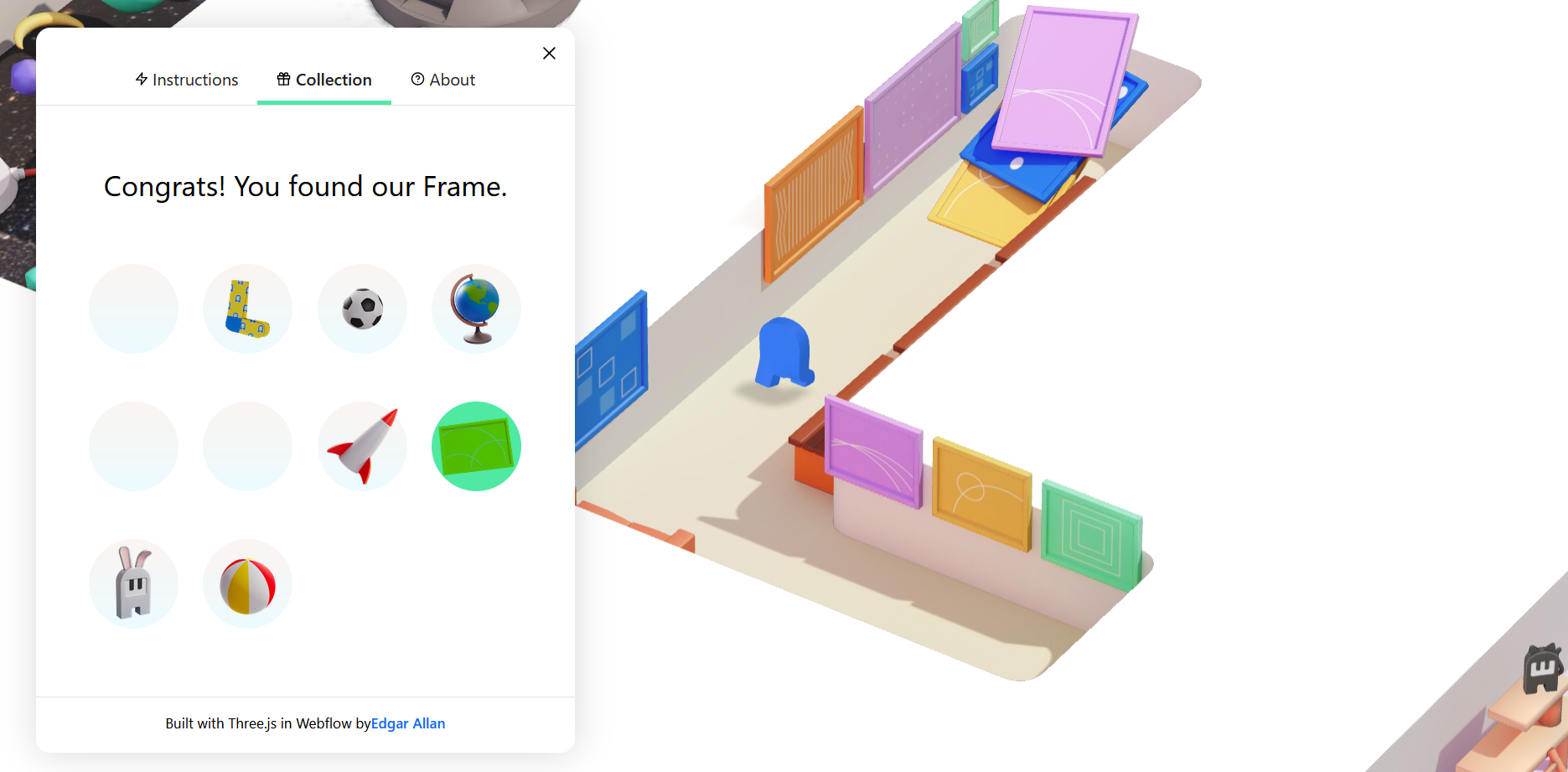 Portfolio example for Letter Run by Ben