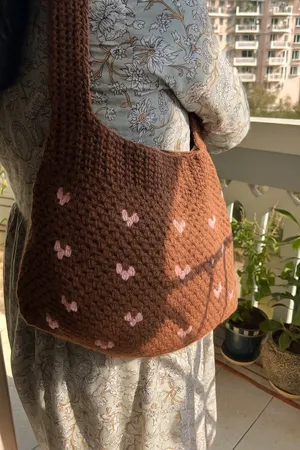 Crochet Love Tote Bag - View 2