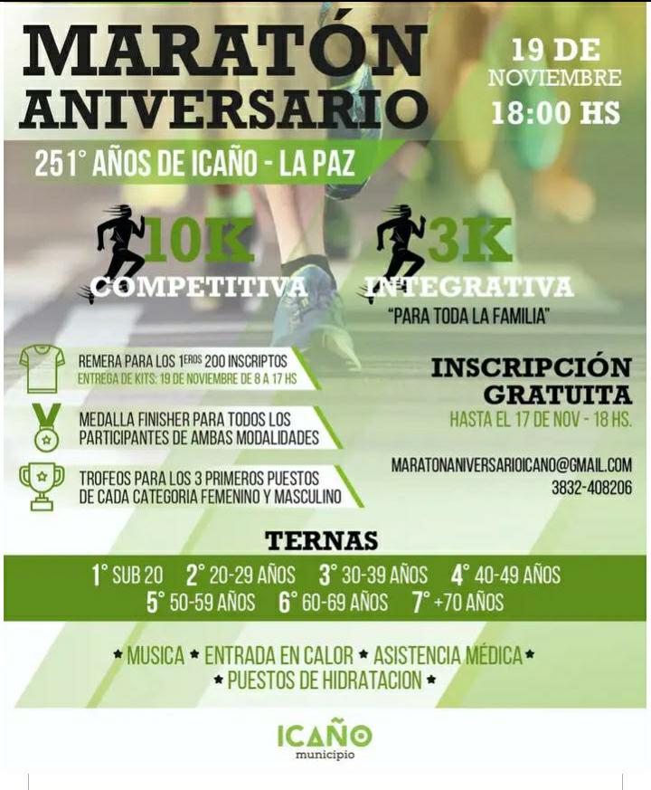 Maraton Aniversario de Icaño