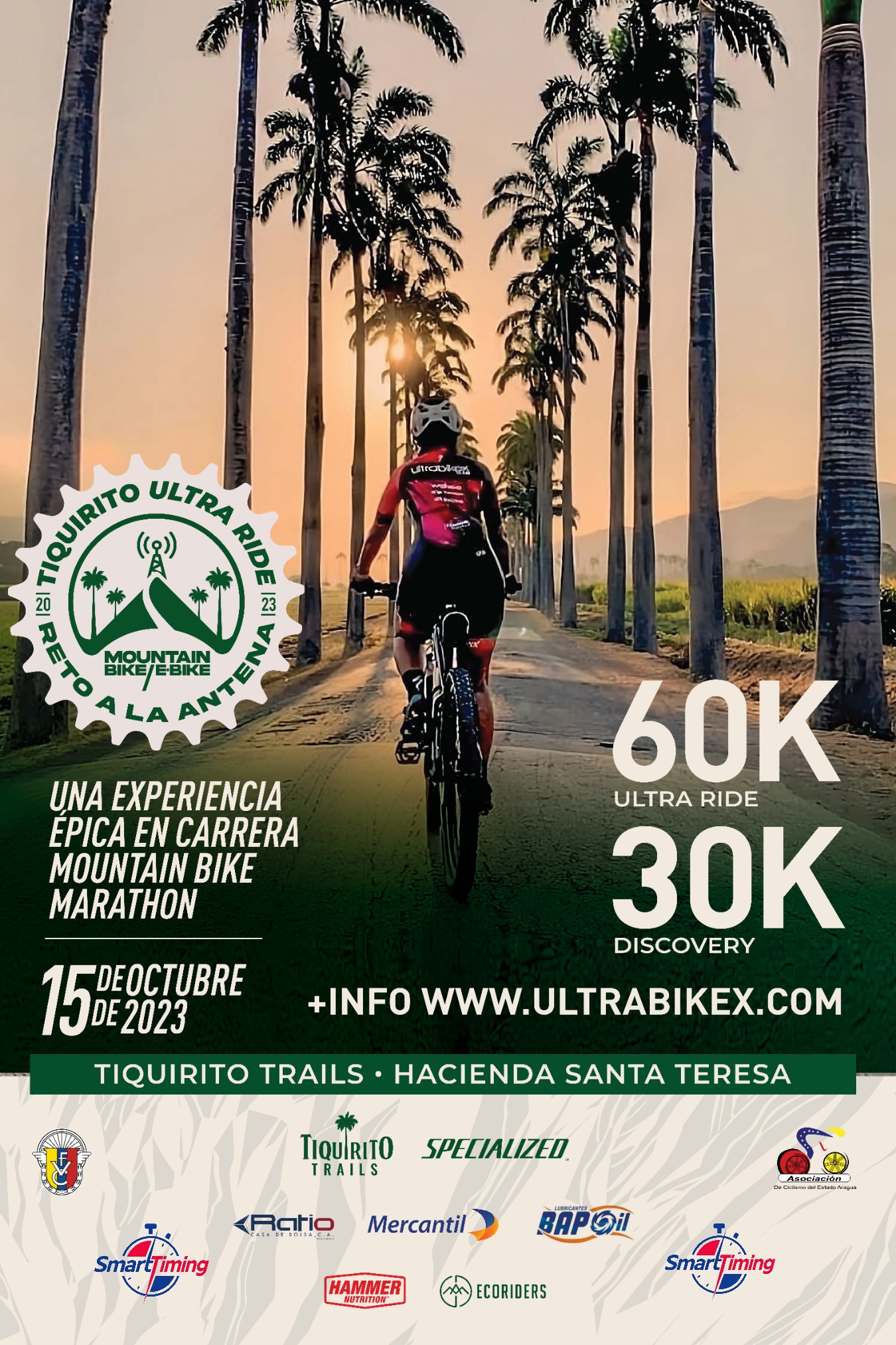 Logo del evento Reto a la Antena Bike Marathon Tiquirito Trails