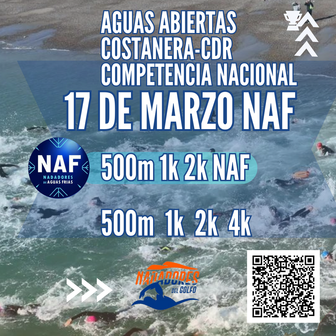 Campeonato Nacional de Aguas Abiertas 3° Fecha NAF oficial